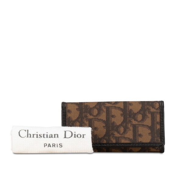 Dior Trotter Key Case PVC Brown - Picture 7 of 8